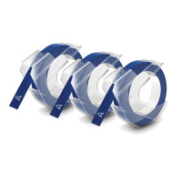 DYMO 3D Juostelės Mechaniniams Etikečių Spausdintuvams 9mm x 3m (3vnt.) / mėlyna (S0847740) 