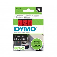 DYMO D1 Juostelė 9mm x 7m / juodas ant raudonos (40917 / S0720720)