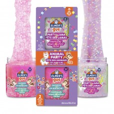 Paruošti SLIME ELMERS Party Animals užsukamame inde 2x 236 ml - 2162070