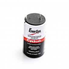 Akumuliatorius 0810-0004 Enersys Hawker Cyclon Cell D 2V 2,5Ah nereikalaujantis priežiūros