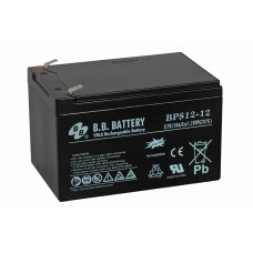 AGM akumuliatorius B.B. Battery BPS 12-12 12V 12Ah T2, skirtas UPS APC EVER FIDELTRONIC EATON POWERWARE
