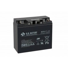 AGM akumuliatorius „B.B. Battery“ BPS 17-12, 12 V, 17 Ah, B1, skirtas UPS „APC“, „EVER“, „FIDELTRONIC“ ir „EATON POWERWARE“