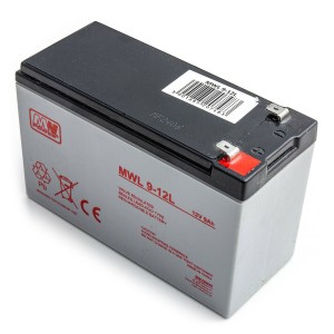 Akumuliatorius AGM MW Power MWL 9-12L 12V 9Ah iki UPS APC, Ever, Fideltronik, Eatonoms Powerware, Aliarmui