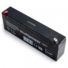 Multipower MP2.3-12 12V 2,3Ah Vds AGM akumuliatorius, nereikalaujantis priežiūros