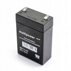 Akumuliatorius Multipower MP2.8-6P 6V 2,8Ah AGM be priežiūros