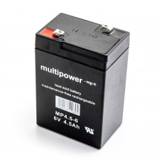 Akumuliatorius Multipower MP4.5-6 6V 4.5Ah AGM be priežiūros