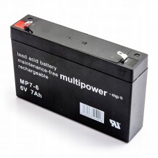 Akumuliatorius Multipower MP7-6 6V 7Ah AGM be priežiūros