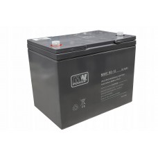 MW Power MWC 80-12 12 V 80 Ah AGM M8 priežiūros nereikalaujantis akumuliatorius, skirtas cikliniam ir buferiniam darbui