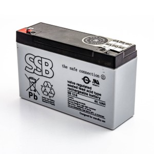 Akumuliatorius SSB SB12-6 Baterija  UPS APC, Ever, Fideltronik, Eatonoms Powerware