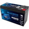 GEL VRLA „Bluebox 9-12“ 12 V 9 Ah gelinis akumuliatorius, skirtas signalizacijos sistemoms, stebėjimo sistemoms, valdikliams ir UPS