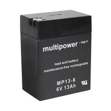 Akumuliatorius Multipower MP13-6 6V 13Ah AGM veikimui nereikia priežiūros