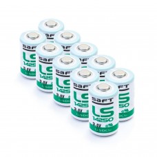 10 x ličio baterija SAFT LS14250 3,6 V 1200 mAh Li-SOCl2 1/2AA, ER14250S, SL-350, SL-750, XL-050FL, TL-4902, TL-5902