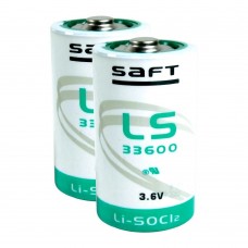 2 x ličio SAFT LS33600 LiSOCl2 3,6 V 17000 mAh akumuliatorius SL-780, SL-2780, TL-5930, ER34615S, XL-205L, SB-D02