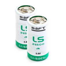 2 x Baterija ličio SAFT LS26500 / STD  Li-SOCl2 3,6V 7700mAh - ER26500, TL-4920, SL-2770, SL-770, XL-140F