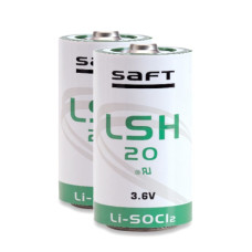 2 x Baterija ličio SAFTLSH20 D 3,6V Li-SOCl2 didelė srovė - ER34615H/TC, ER34615M, SL-780/S