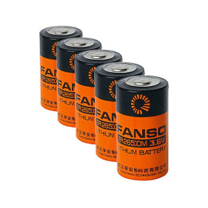 5 x ličio baterija FANSO ER26500M 3,6 V C Li-SOCL2 - SW-C02, LSH14, TLH-5920, LSH14CNR, SL-770, SL-2770, LS2600