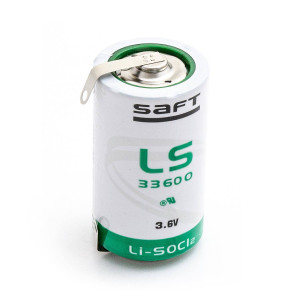 Baterija ličio Saft LS33600CNR 3.6V17Ah - - Multical 66C šilumos skaitiklis
