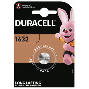 Baterija ličio Duracell CR1632 DL1632 ECR1632 3V automobilių nuotolinio valdymo pultams Baterija ličio Duracell CR1632 DL1632 ECR1632 3V automobilių nuotolinio valdymo pultams