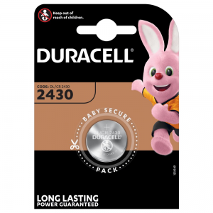 Duracell CR2430 ličio baterija DL2430 ECR2430 3V Duracell CR2430 ličio baterija DL2430 ECR2430 3V