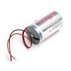 EVE ER34615/FL 3,6 V 19 000 mAh Li-SOCl₂ D ličio baterija su laidais