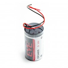EVE ER34615/FL 3,6 V 19 000 mAh Li-SOCl₂ D ličio baterija su laidais