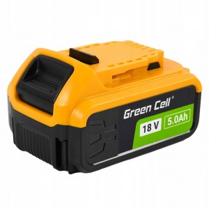 Žaliasis elementas DeWalt DCB180, DCB181, DCB182, DCB183, DCB184, DCB185, DCB200, DCB201, DCB203, DCB204, DCB205, DCB206 18V 5.0Ah ličio jonų  baterija, skirta elektriniams įrankiams