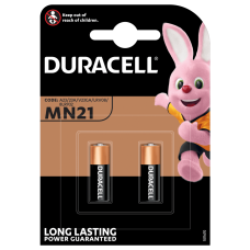 2 x Baterija Duracell A23 MN21 12V 23A, 23GA, A23, E23A, GP23A, K23A, L1028, LR23A, LRV08, LRVO8, MN21, MS21, V23, V23GA, VR22
