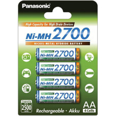 Akumuliatorius Panasonic R6 AA 2700mAh BK-3HGAE, HR6, MIGNON, MN1500