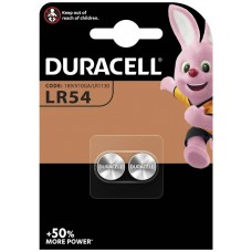 Duracell šarminė baterija LR54, AG10, L1131, LR1130, 189, V10GA, RW89, D189 1,5 V 2B