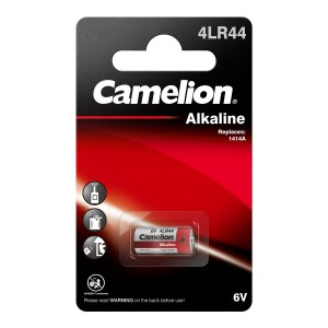 Šarminė baterija Camelion 4LR44 6V 476A, 4LR44, PX28A, 544A , A544 Šarminė baterija Camelion 4LR44 6V 476A, 4LR44, PX28A, 544A , A544