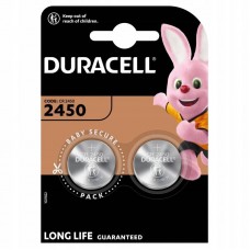 Baterija ličio Duracell CR2450 DL2450 ECR2450 2450 3V 2BL