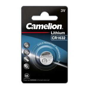 Camelion CR1632 DL1632 ECR1632 3V ličio baterija, skirta automobilių nuotolinio valdymo pultams
