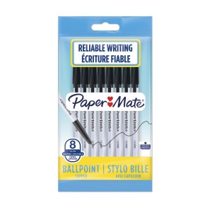 Tušinukas Paper Mate 045 1,0mm juoda opk 8 vnt. - 2084376