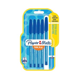 Paper Mate InkJoy 100ST tušinukai su dangteliais 0,7 mm mėlynos spalvos - 1956727 Paper Mate InkJoy 100ST tušinukai su dangteliais 0,7 mm mėlynos spalvos - 1956727