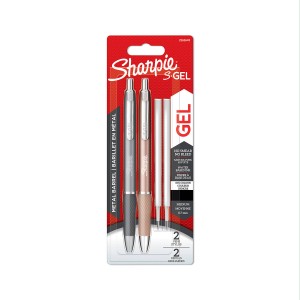 Tušinukų rinkinys Sharpie S-GEL METAL (aukso ir sidabro spalvos) + 2 vnt. papildymų - 2162643 Tušinukų rinkinys Sharpie S-GEL METAL (aukso ir sidabro spalvos) + 2 vnt. papildymų - 2162643