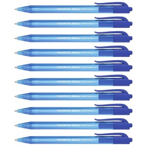 Paper Mate InkJoy RT mėlynas tušinukas su dangteliu - S0957040 / 10 vnt.