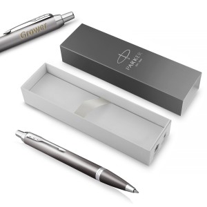 Parker IM Rituals Grey rašiklis su graviravimu