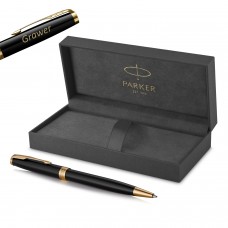 Parker Sonnet Black Lacquer GT tušinukas ir graviravimu Parker Sonnet Black Lacquer GT tušinukas ir graviravimu