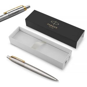 Parker Jotter Steel GT gelinis rašiklis su graviravimu