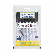 Paper Mate tušinukai 1,0 mm juodos spalvos 15 vnt. - 2108182 Paper Mate tušinukai 1,0 mm juodos spalvos 15 vnt. - 2108182