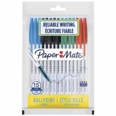 Paper Mate tušinukai 1,0 mm mix 15 vnt. - 2108173 Paper Mate tušinukai 1,0 mm mix 15 vnt. - 2108173