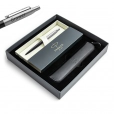 Parker Jotter Bond Street Black CT tušinukas su graviravimu / dėklas / dovanų rinkinys Parker Jotter Bond Street Black CT tušinukas su graviravimu / dėklas / dovanų rinkinys