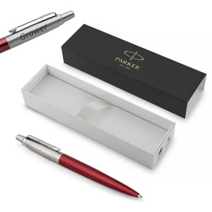 „Parker Jotter Kensington Red CT“ tušinukas – 1953241 su graviruotu užrašu su graviravimu