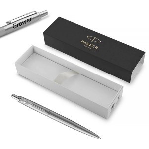 Parker Jotter Monochrome XL Silver CT tušinukas su graviravimu