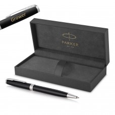 Parker Sonnet Black Lacquer CT rašiklis su graviravimu