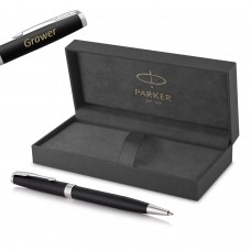 Parker Sonnet Matte Black CT rašiklis su graviravimu