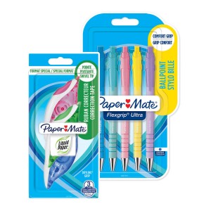 Paper Mate rinkinys: 5 mėlyni InkJoy tušinukai ir 3 korekcinės juostos Paper Mate rinkinys: 5 mėlyni InkJoy tušinukai ir 3 korekcinės juostos