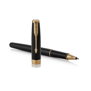 Tušinukas su dangteliu Parker Sonnet Black Lacquer GT - 1931496 Tušinukas su dangteliu Parker Sonnet Black Lacquer GT - 1931496