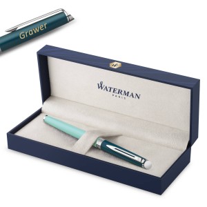Waterman Hémisphère Color-Block Green CT ritininis rašiklis su graviravimu
