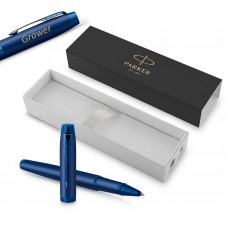 Parker IM Monochrome Blue Tušinukas su dangteliu ir graviravimu